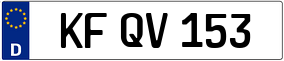 Truck License Plate